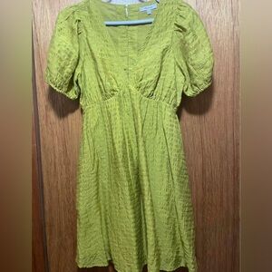 Madewell Kirkley Green Dress